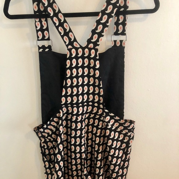 TOPSHOP Silky Paisley Overalls, size 6 - Picture 2 of 4